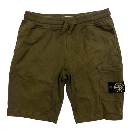 Stone Island Khaki Cargo Shorts