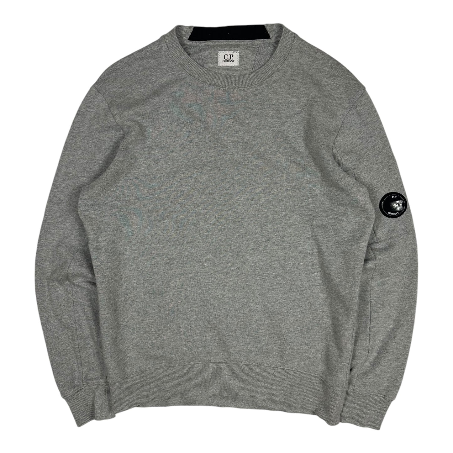 C.P. Company Grey Crewneck Goggle Sweatshirt