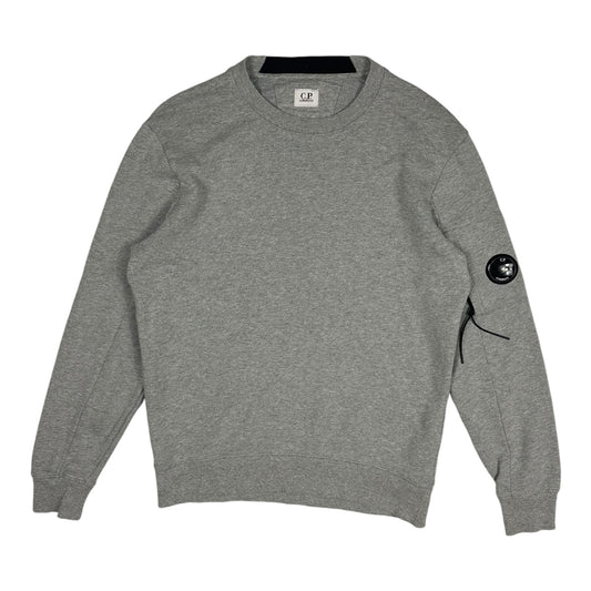 C.P. Company Grey Crewneck Goggle Sweatshirt