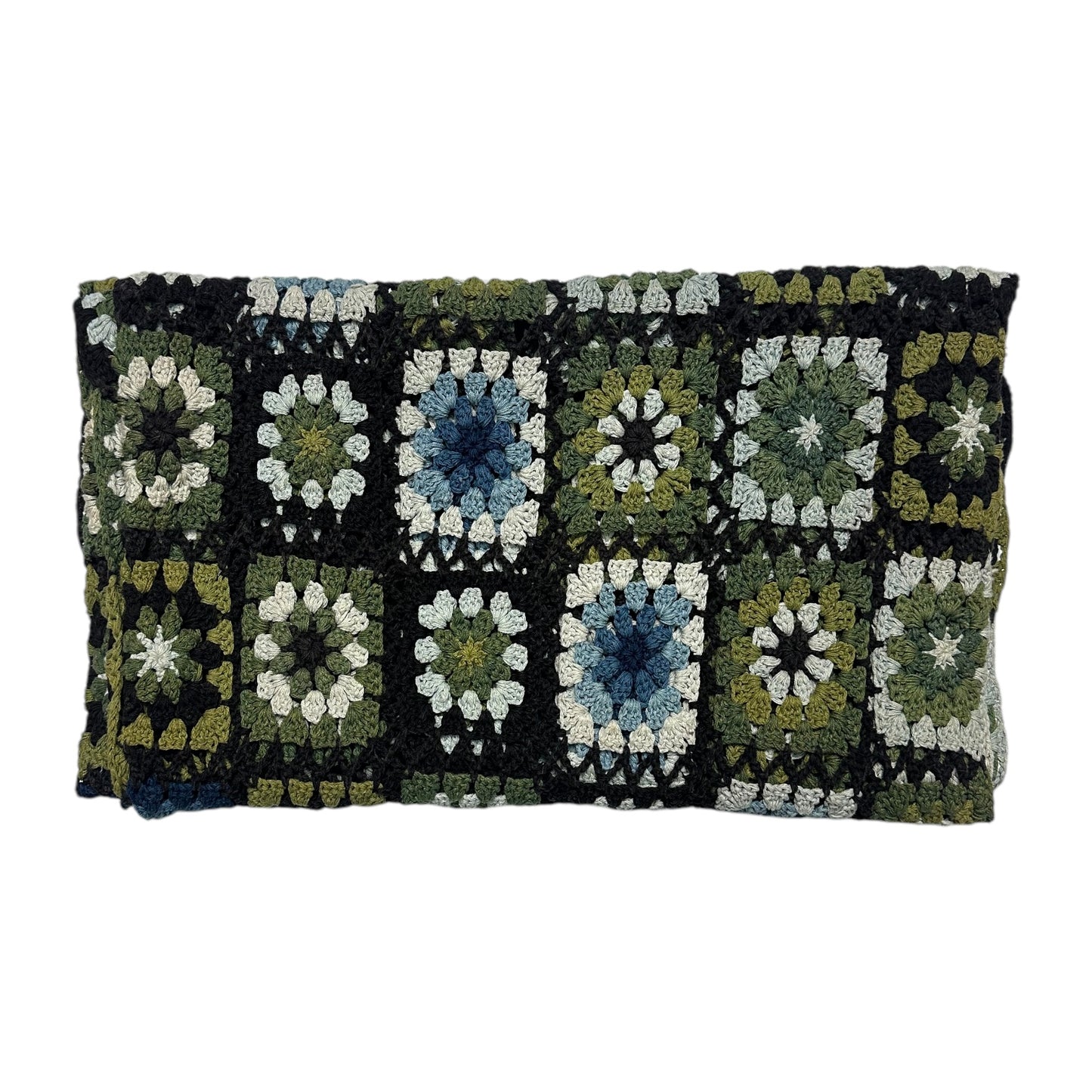 Story MFG Crochet Green Scarf