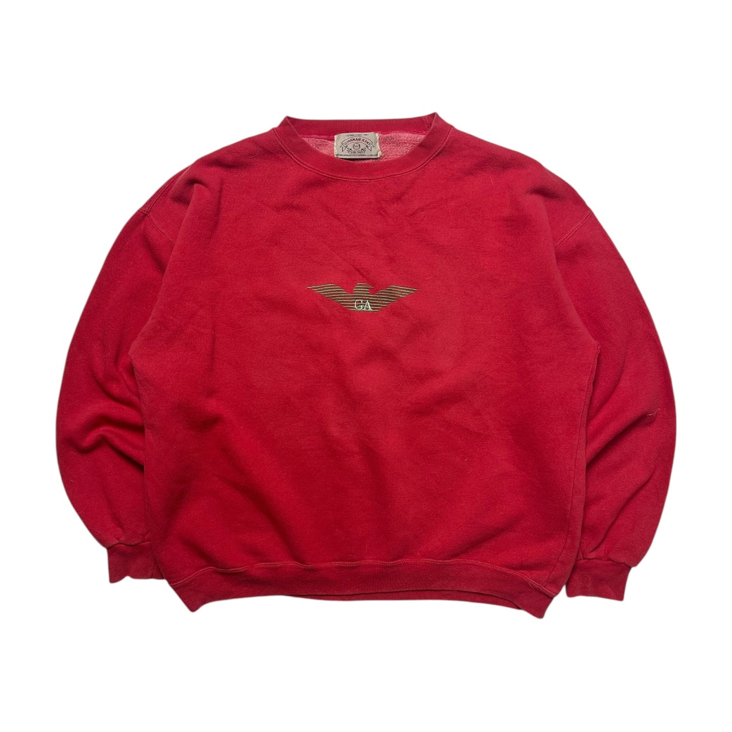 Armani Jeans Red Eagle Sweatshirt