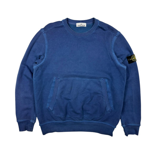 Stone Island Blue Pocket Sweatshirt