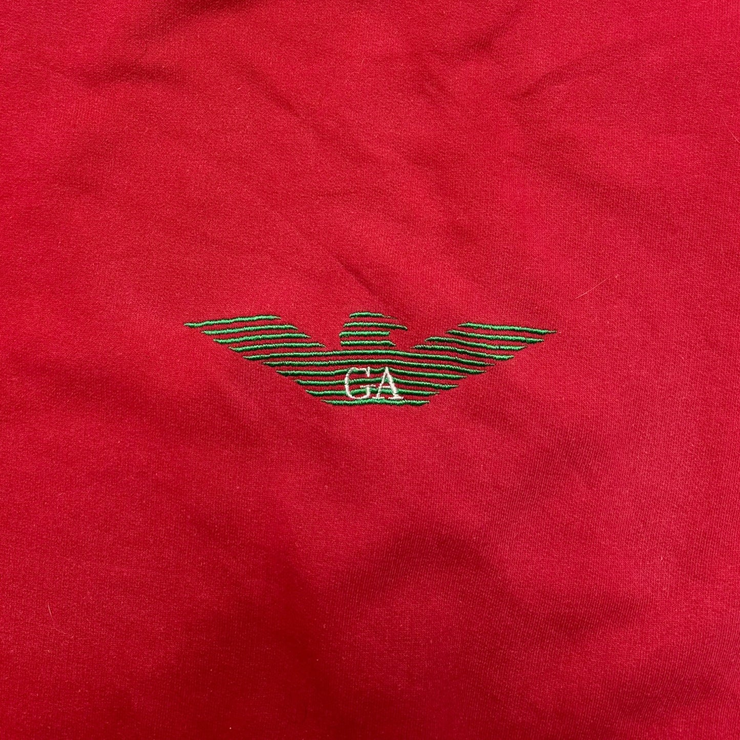 Armani Jeans Red Eagle Sweatshirt